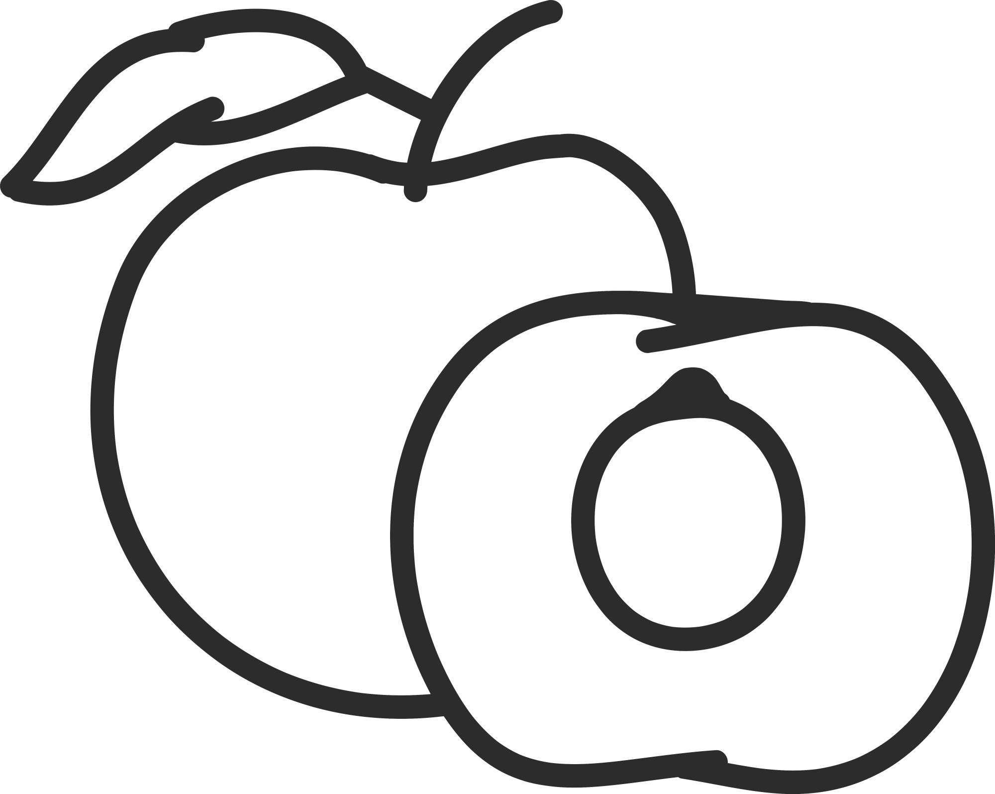 Раскраска для детей: сочный персик с половинкой