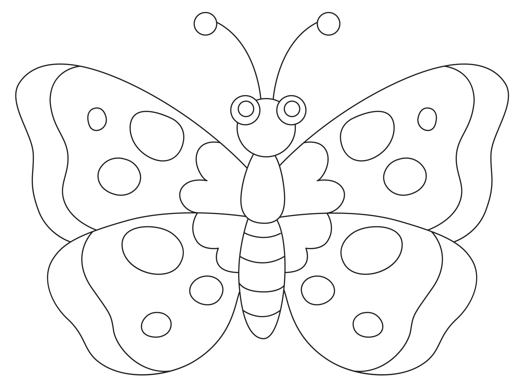 Раскраска для детей: бабочка аполлон