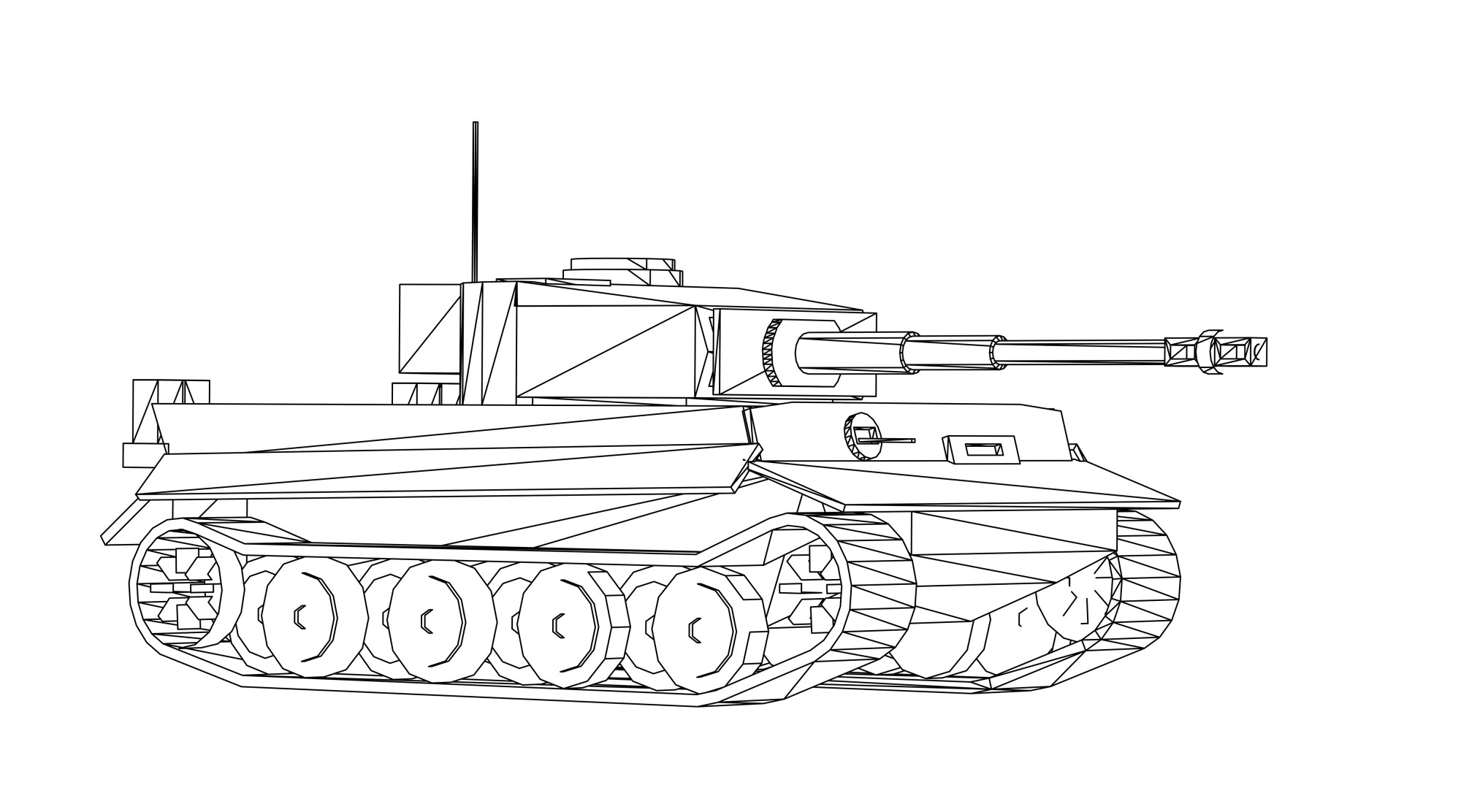 Раскраска для детей: танк «Трансформатор-гигант»