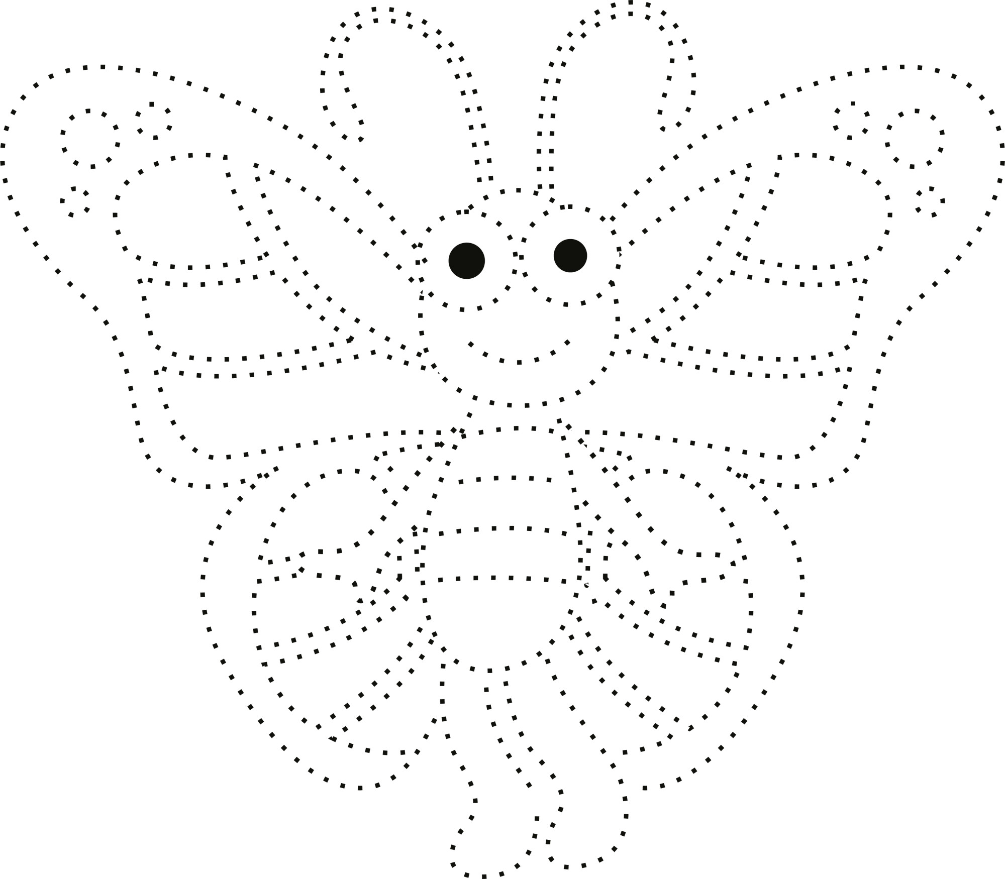 Раскраска для детей: сказочная бабочка по точкам
