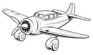 Раскраска самолет «Слава авиации»