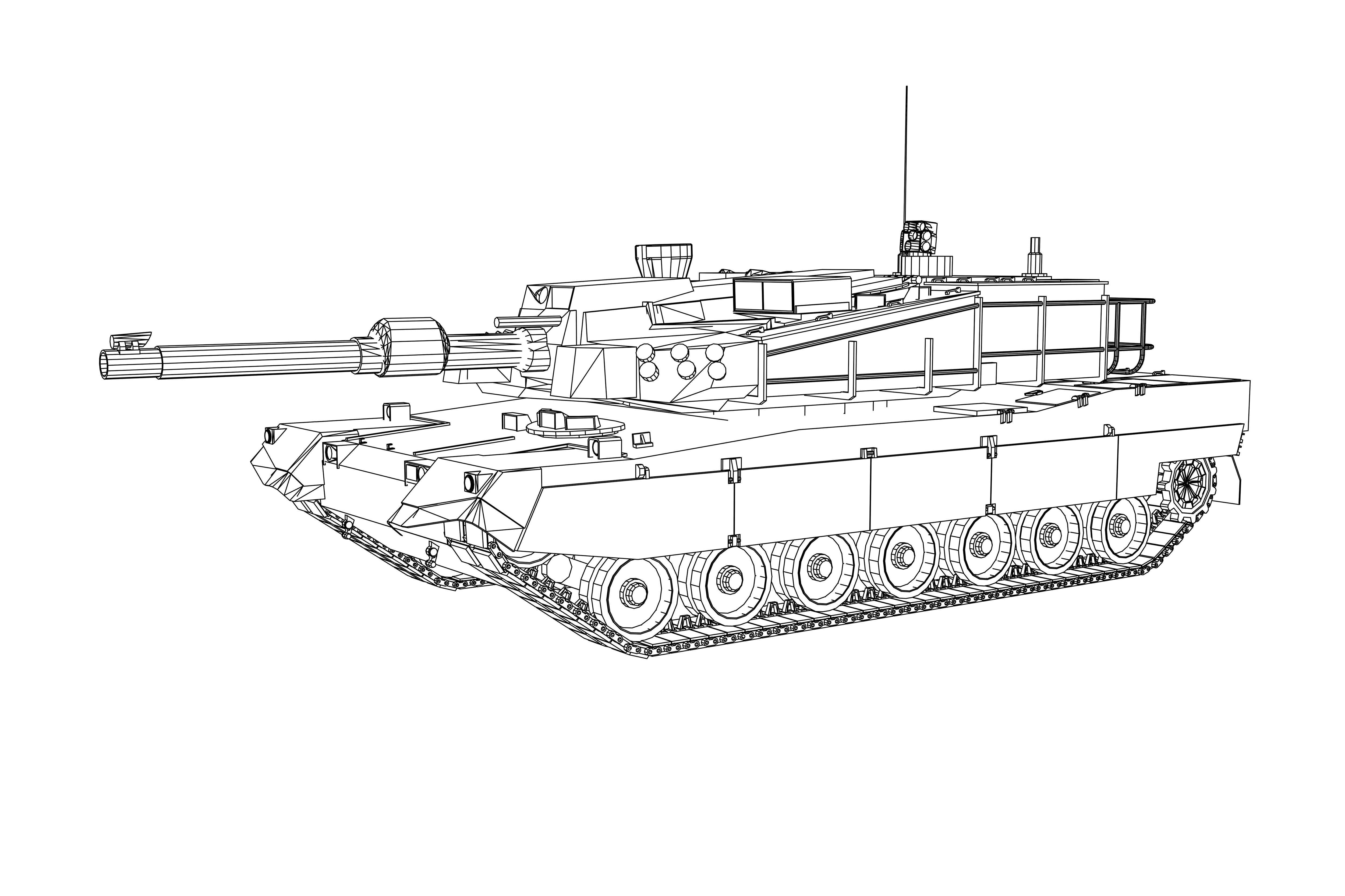 Раскраска танк «Титановый страх» формата А4 в высоком качестве